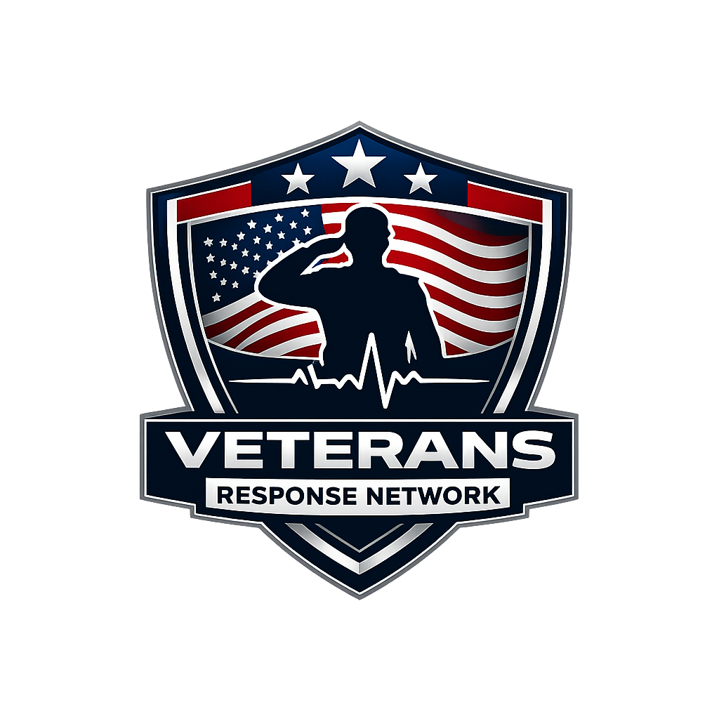 Site Logo Saying the site Name Veterans Response Network